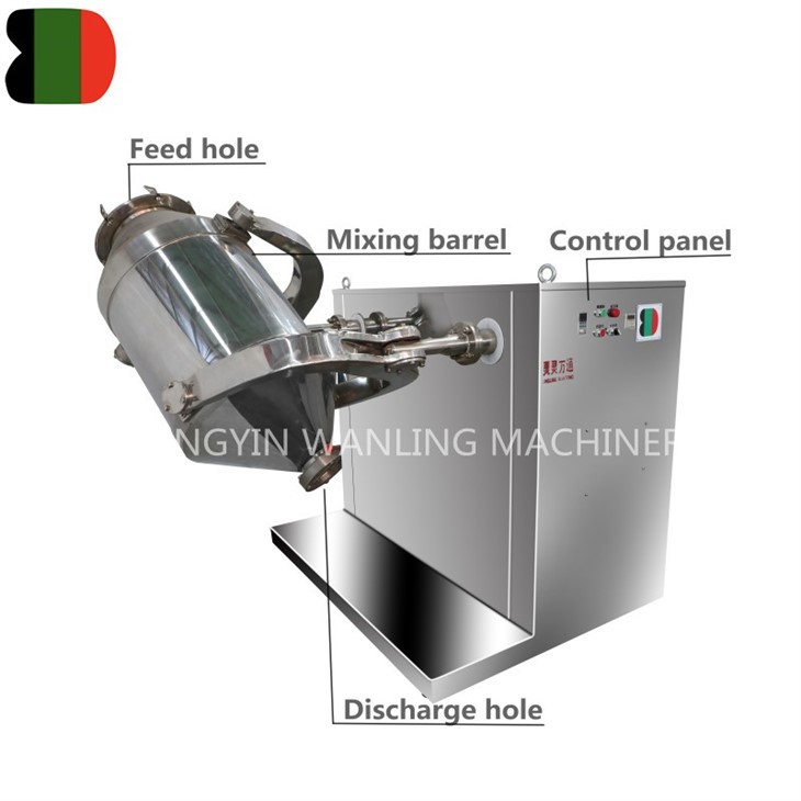 3D Barrel Mixer